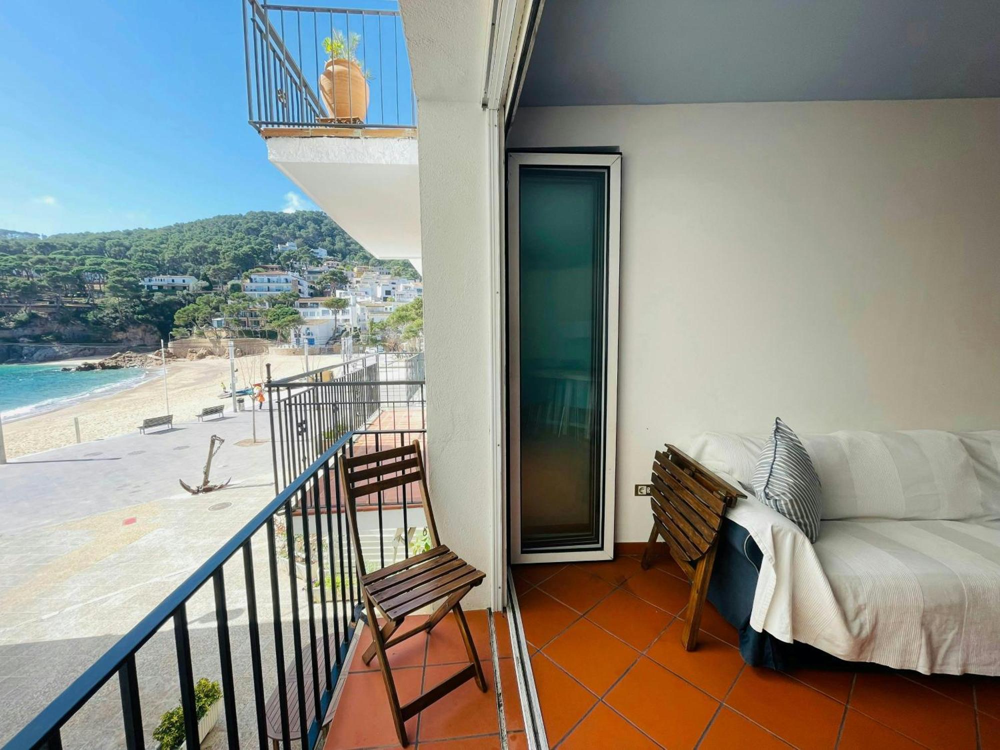 Tamariu Beach 1: Beachfront Wifi Up To 6 Ppl Exterior foto