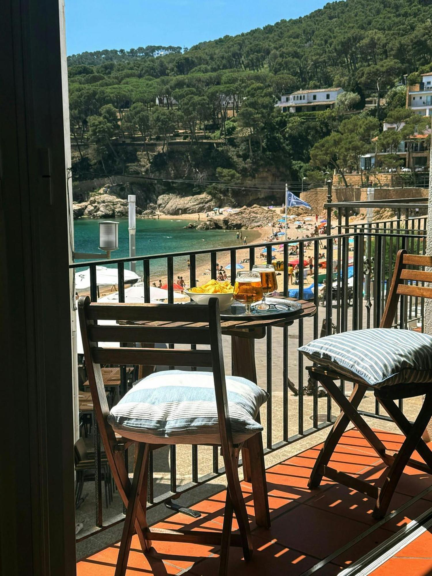 Tamariu Beach 1: Beachfront Wifi Up To 6 Ppl Exterior foto